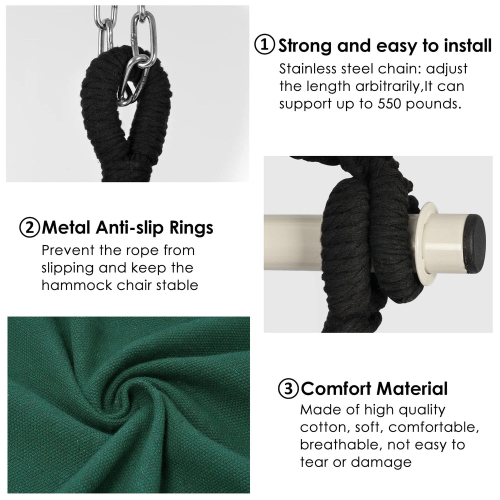 Y- STOP cushion and fabric detail highlighting soft polyester-cotton comfort