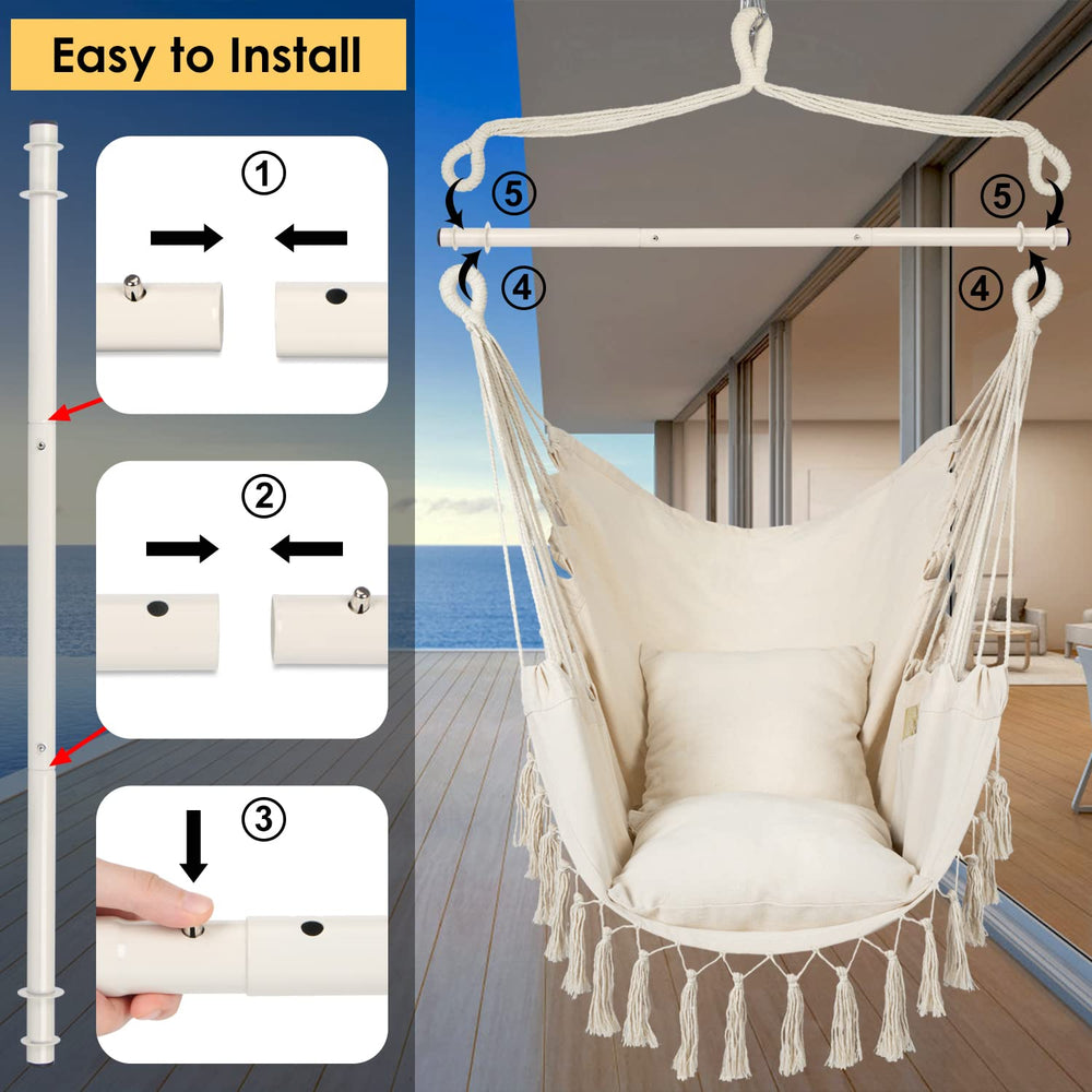 Y- STOP hardware kit and stainless-steel chain displayed for quick, secure mounting