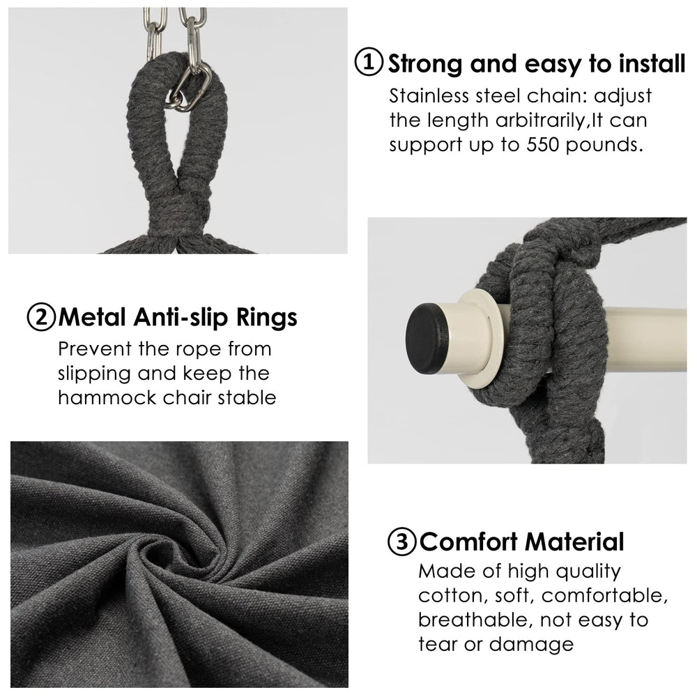 Y-STOP spreader bar and anti-slip grooves highlighting secure stability