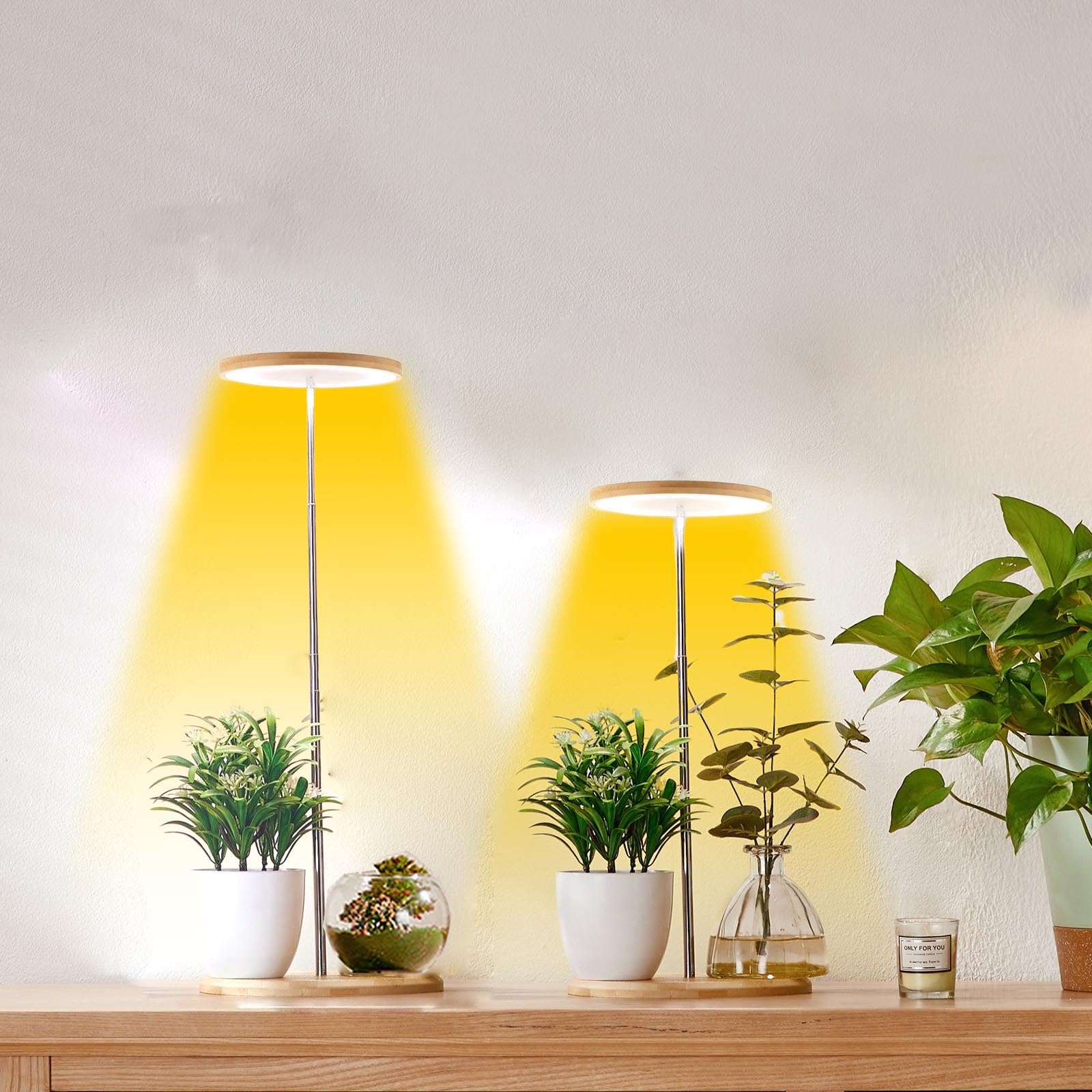 yadoker LED panel close-up revealing diode array and efficient light delivery benefit