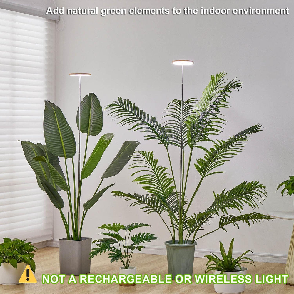 yadoker close-up of LED panel, shows balanced crystals for healthy plant light