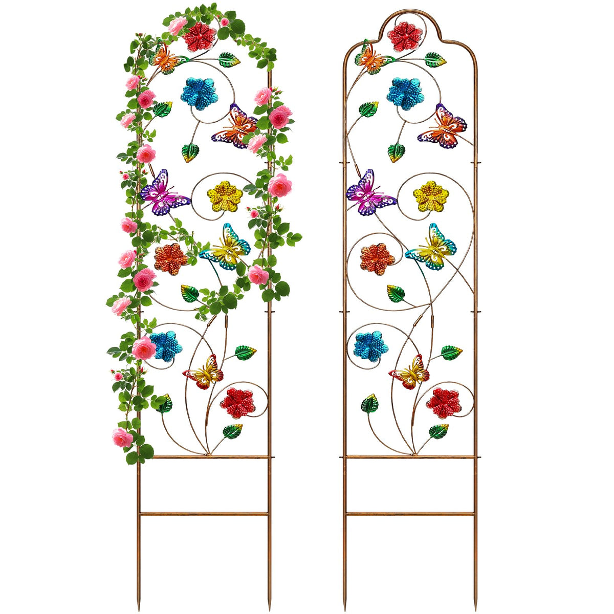 YADOOLIFE trellis front view showing elegant arch and garden benefit