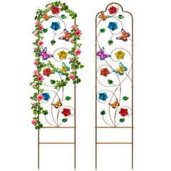 YADOOLIFE trellis front view showing elegant arch and garden benefit