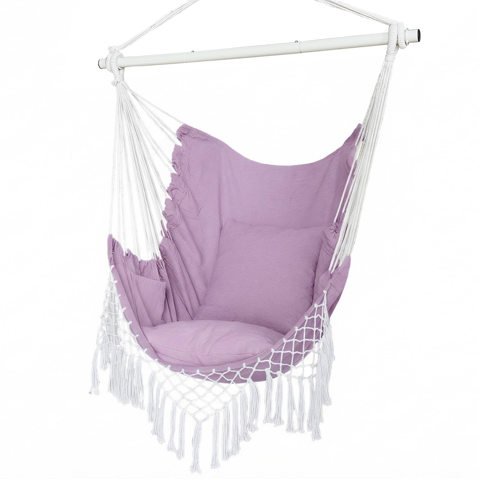 YAERSI hammock chair front view showing comfortable seat and color