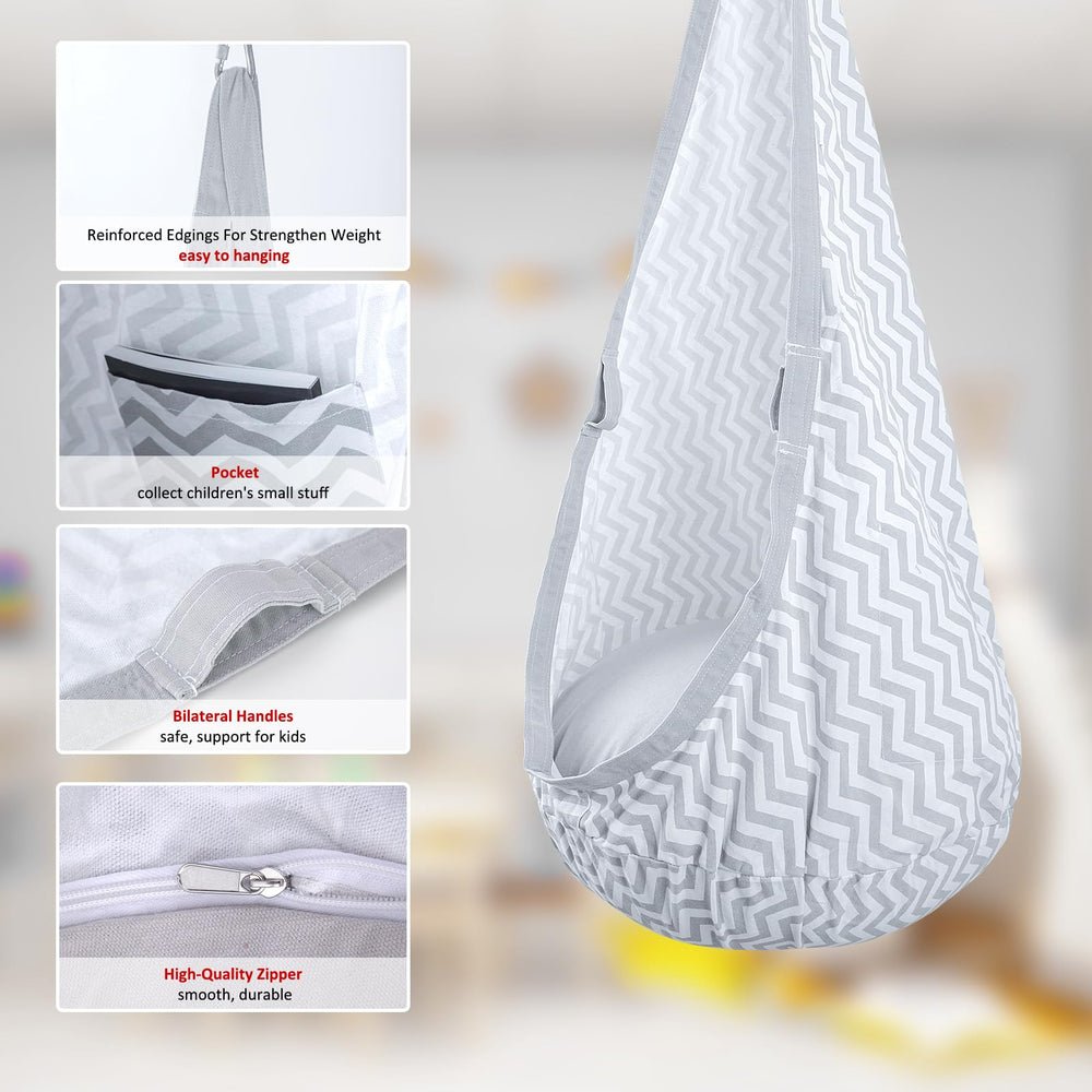 YAERSI PVC inflatable cushion close-up showing padded surface and easy cleaning