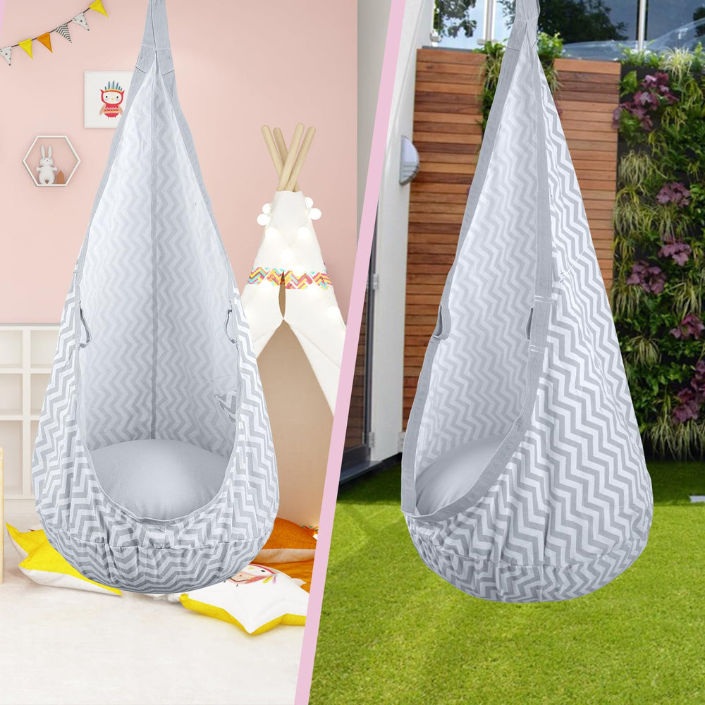 YAERSI swing next to chair for size and weight capacity comparison