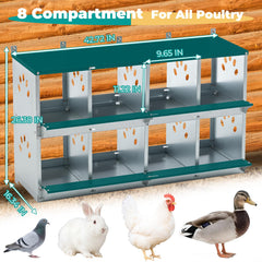 Yafylly close-up of sloped rollaway tray demonstrating gentle egg protection and faster collection