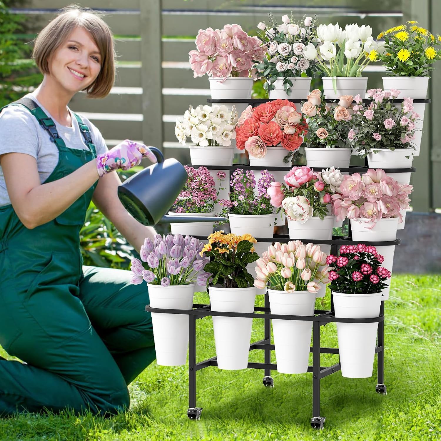 YAGEANNL used at a wedding venue demonstrating mobile, elegant floral staging