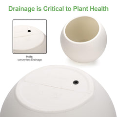 Yaghpy drainage hole with rubber plug detail aiding controlled watering