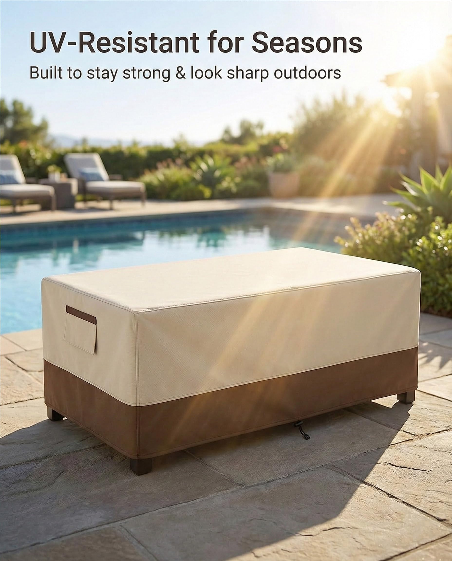 Yagvany waterproof surface with water beading to repel rain