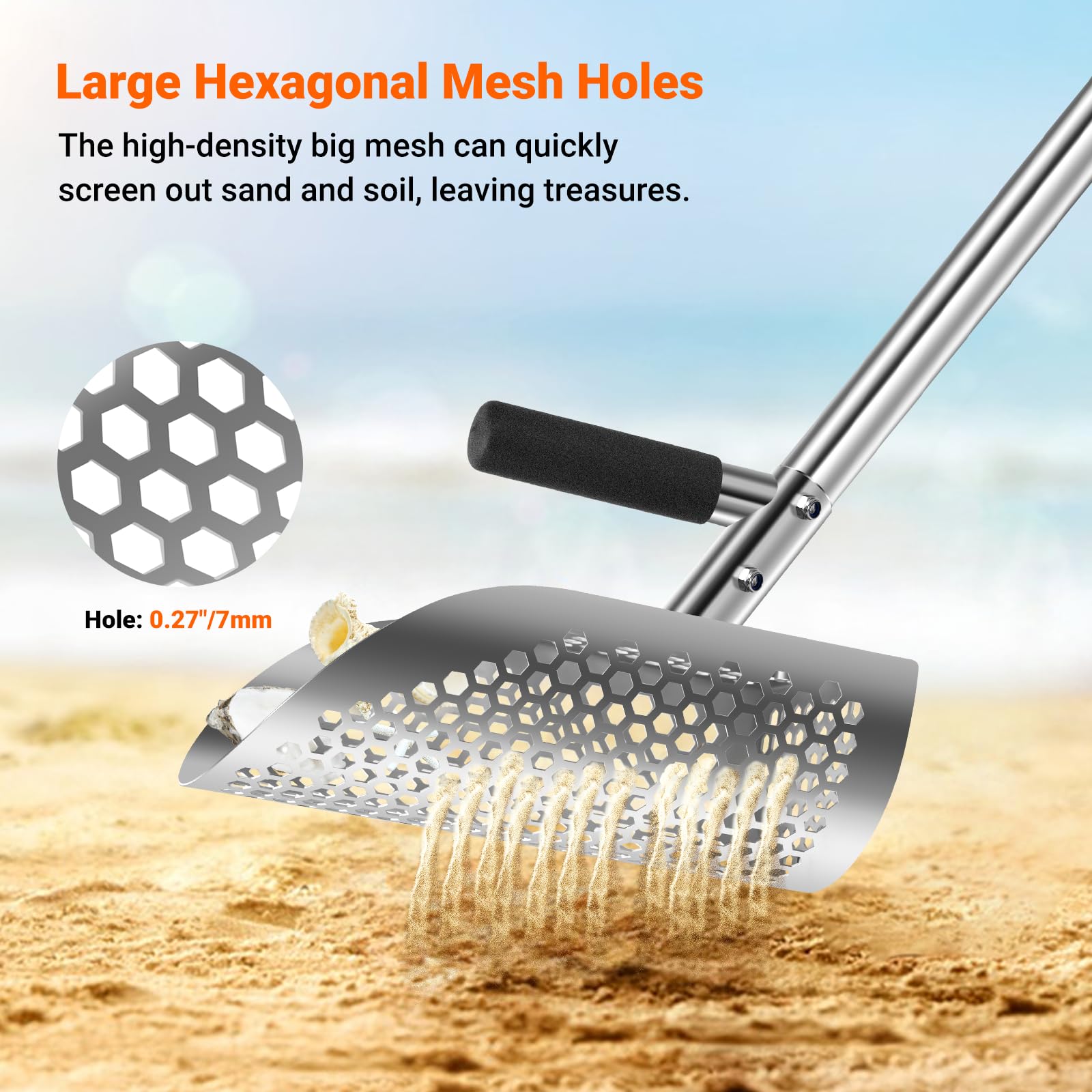 Yaheeda detachable handle connection detail demonstrating secure screw fit benefit
