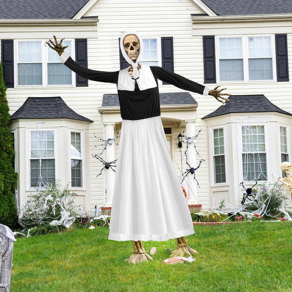 Yahenda costume shown beside doorway for scale, helps placement decisions