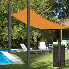 Yakmax close-up splice joint highlighting rigid connection for stable shade