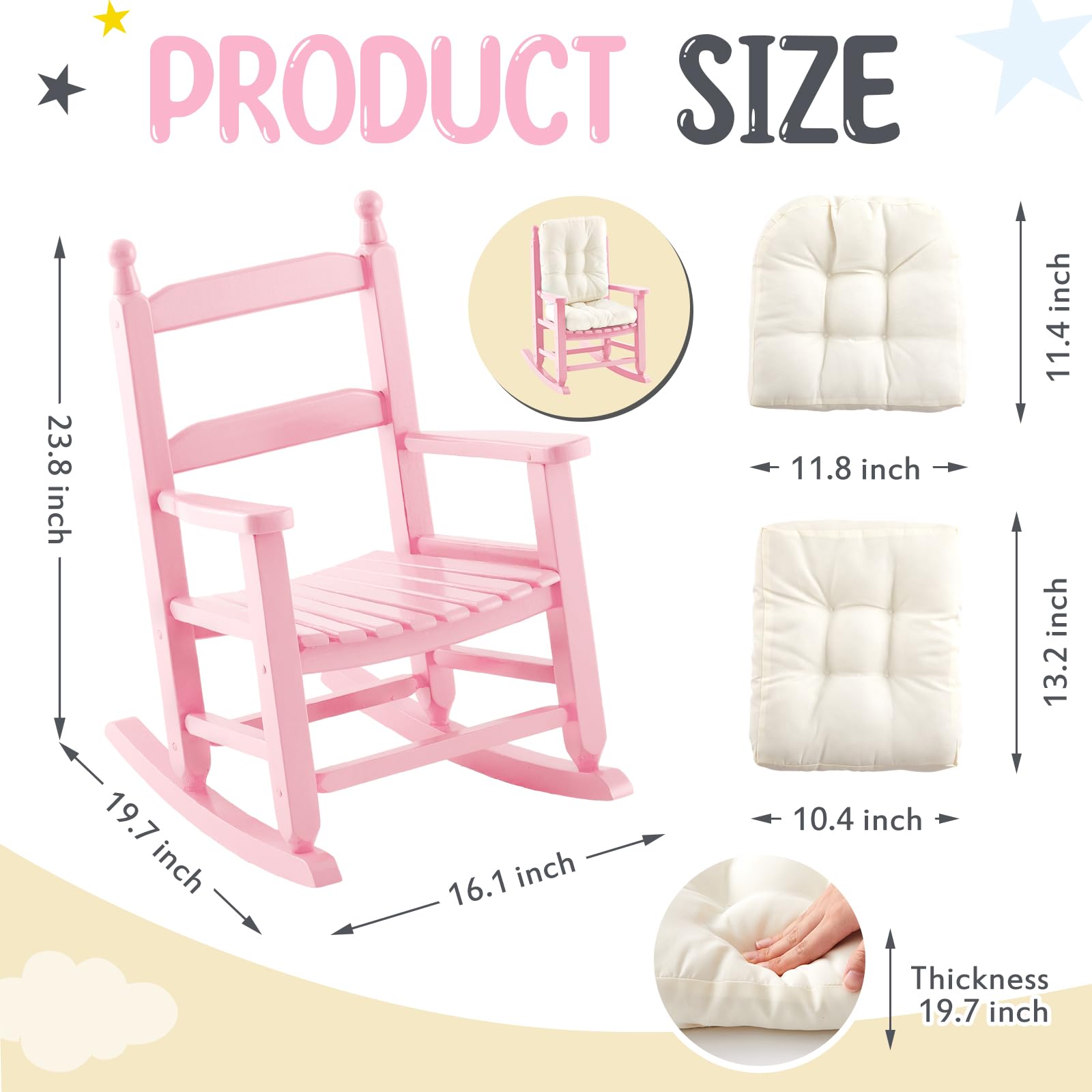 Yalikop close-up of waterproof cushion fabric and PP cotton filling for comfort