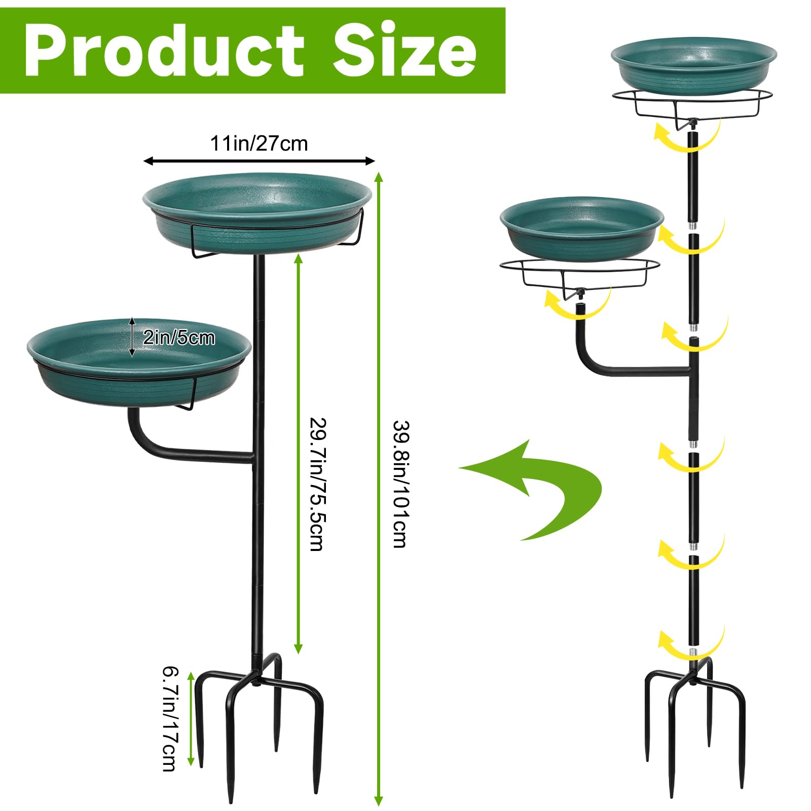 YALINKA top-down shot showing water surface area and shallow basin benefits for birds