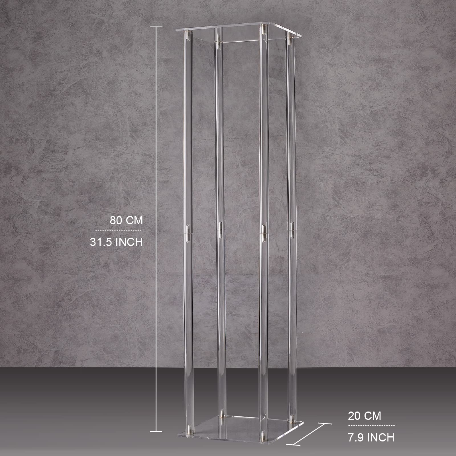 YALLOVE stand beside ruler shows 31.5-inch height for planning layouts
