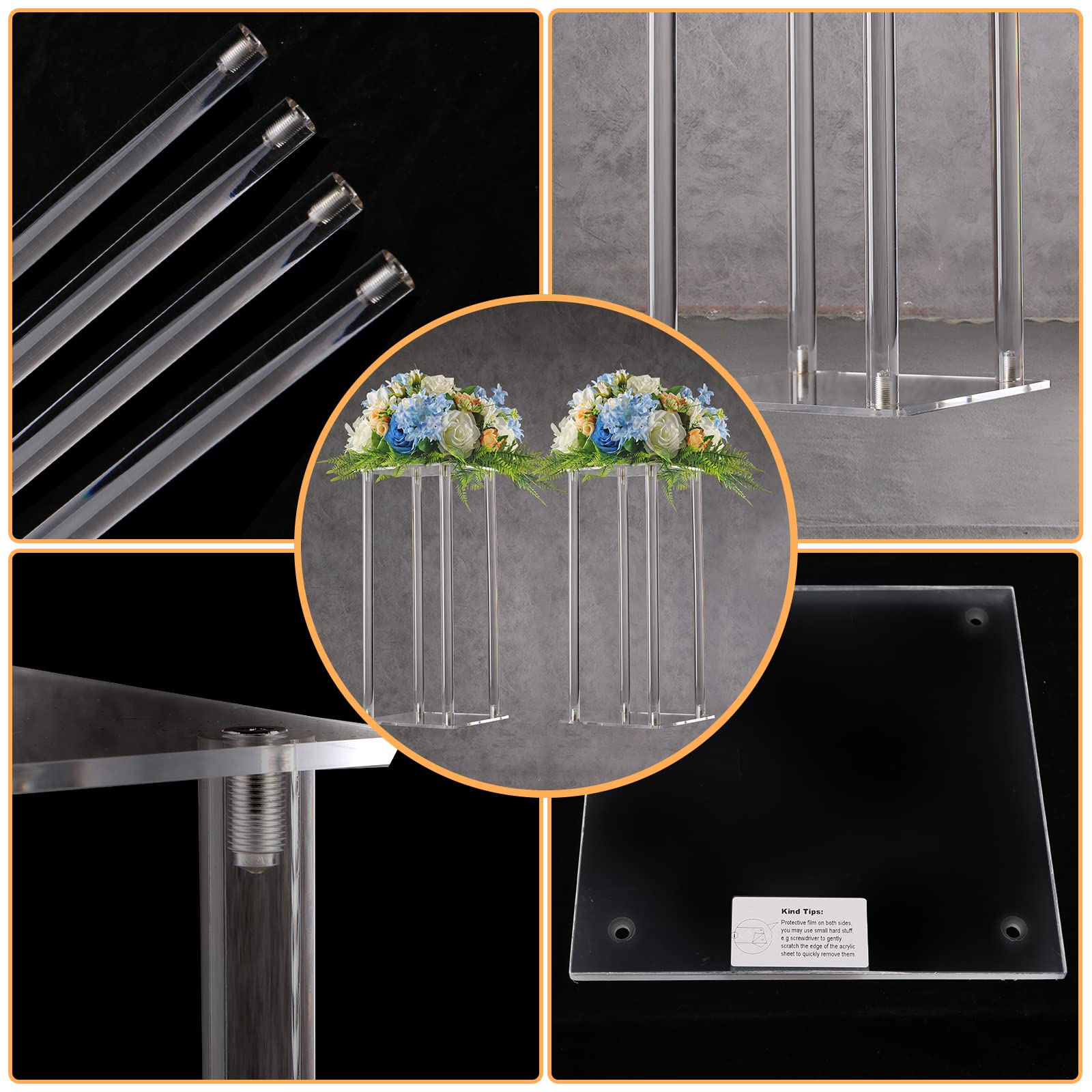 YALLOVE disassembled parts laid flat showing compact storage benefit
