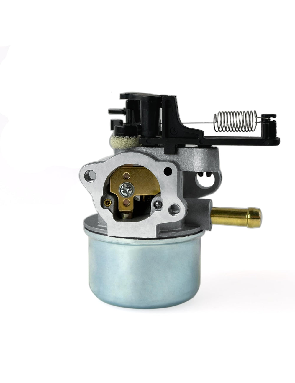 YAMAKATO carburetor installed on a Briggs engine demonstrating correct fitment