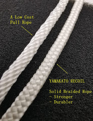 YAMAKATO handle and rope detail showing ergonomic grip and reliable pull benefit