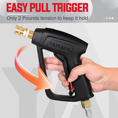 YAMATIC 1L bottle and adjustable nozzle, customize foam strength easily