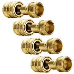 YAMATIC front packaging showing four brass quick-connect fittings for fast setup