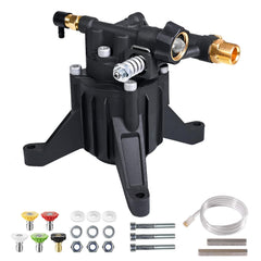 YAMATIC front view pump mounted showing fitment and quick replacement benefit