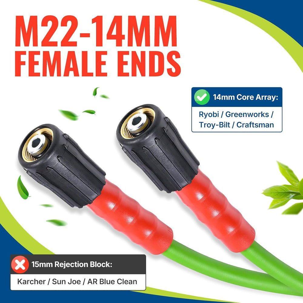 YAMATIC reinforced handle and splice joint showing strong seal and reduced leak risk