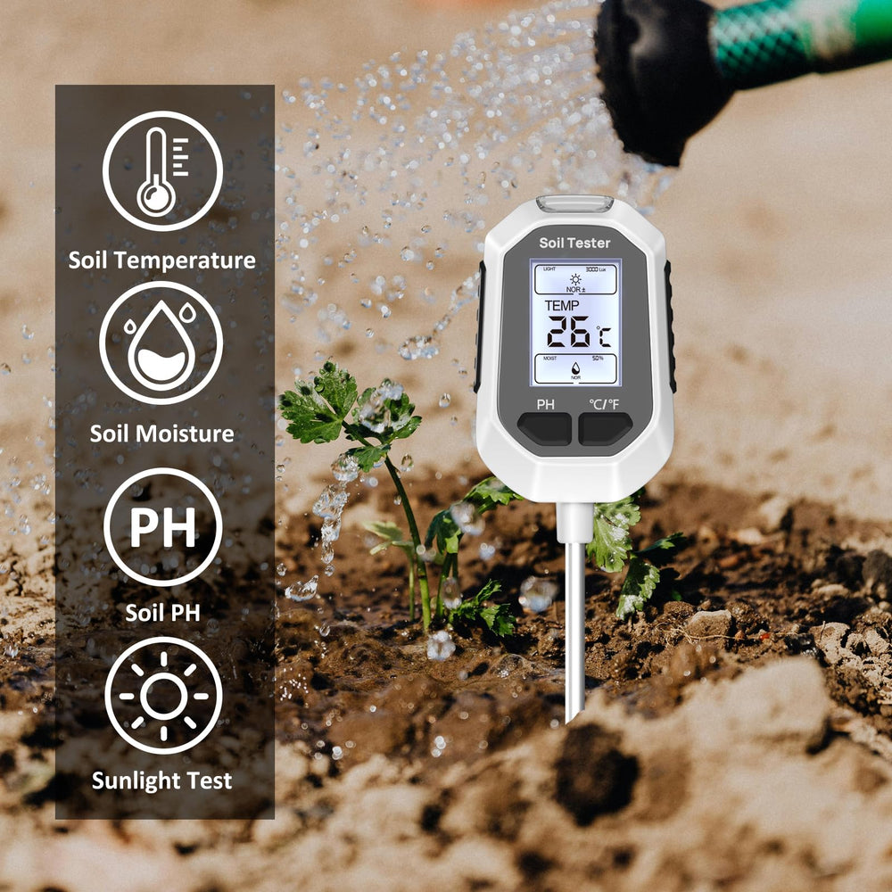 YAMRON used in garden setting to assess light and soil conditions