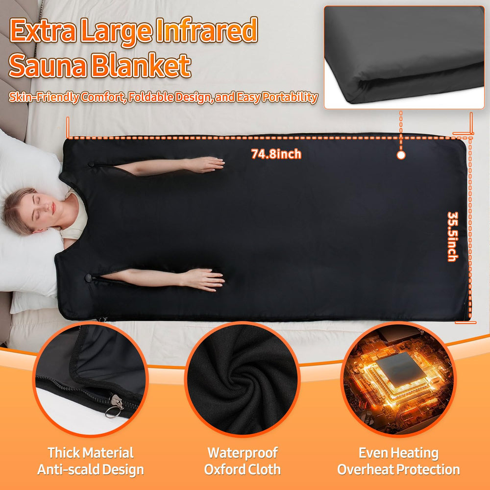 yamxun blanket in use with person relaxing on a living room mat