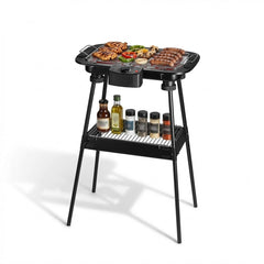 YANDEA front view of YD301 grill showing compact design and portability benefit