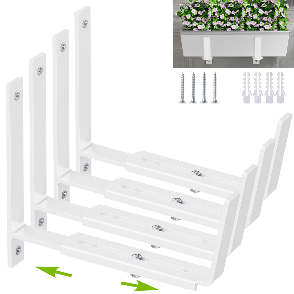 Y&M front view brackets mounted on railing showing secure support