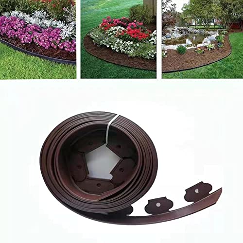 YANEYRIE installed curved border on lawn demonstrating clean edge and neat beds