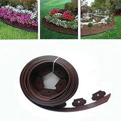 YANEYRIE installed curved border on lawn demonstrating clean edge and neat beds
