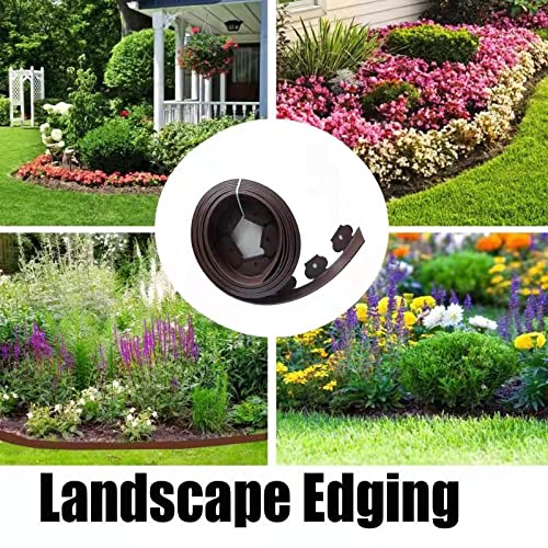 YANEYRIE finished garden bed with edging showing tidy separation and low-profile look
