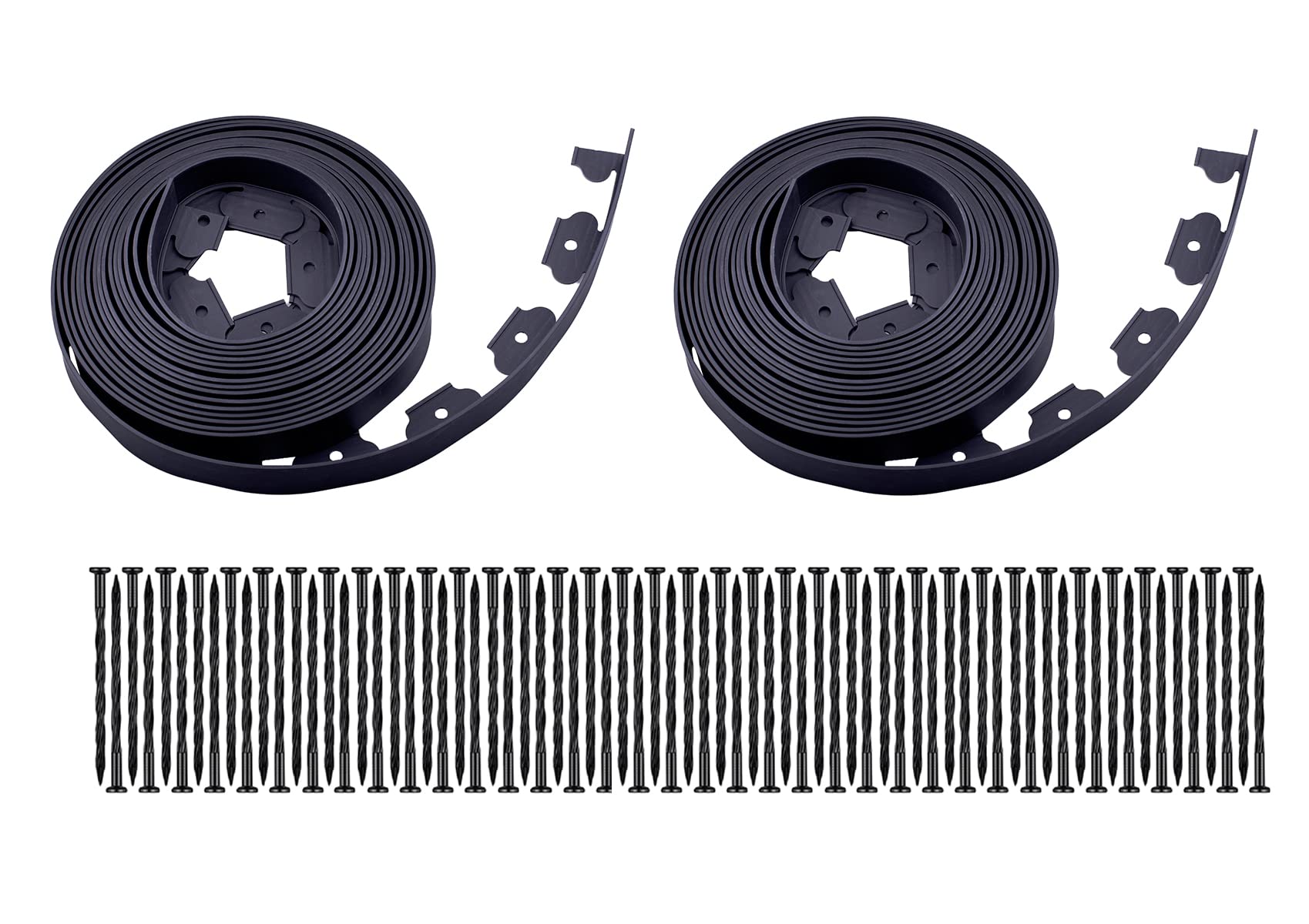 YANEYRIE rolled 80ft edging displayed ready to install, shows full length benefit