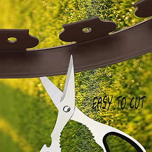 YANEYRIE spike detail showing anchoring hardware for stable lawn edging