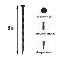 YANEYRIE spiral shaft close-up highlighting deep soil grip advantage