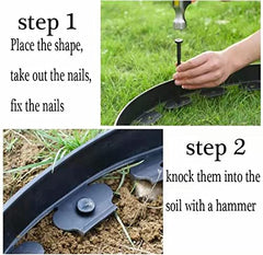YANEYRIE spike fastening weed barrier under paver showing reliable fabric anchoring