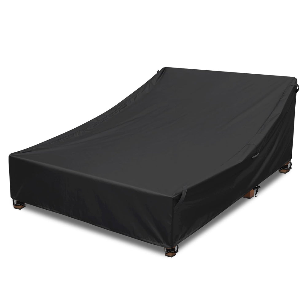 YANGSHILEI front view of cover protecting double chaise lounge, durable protection