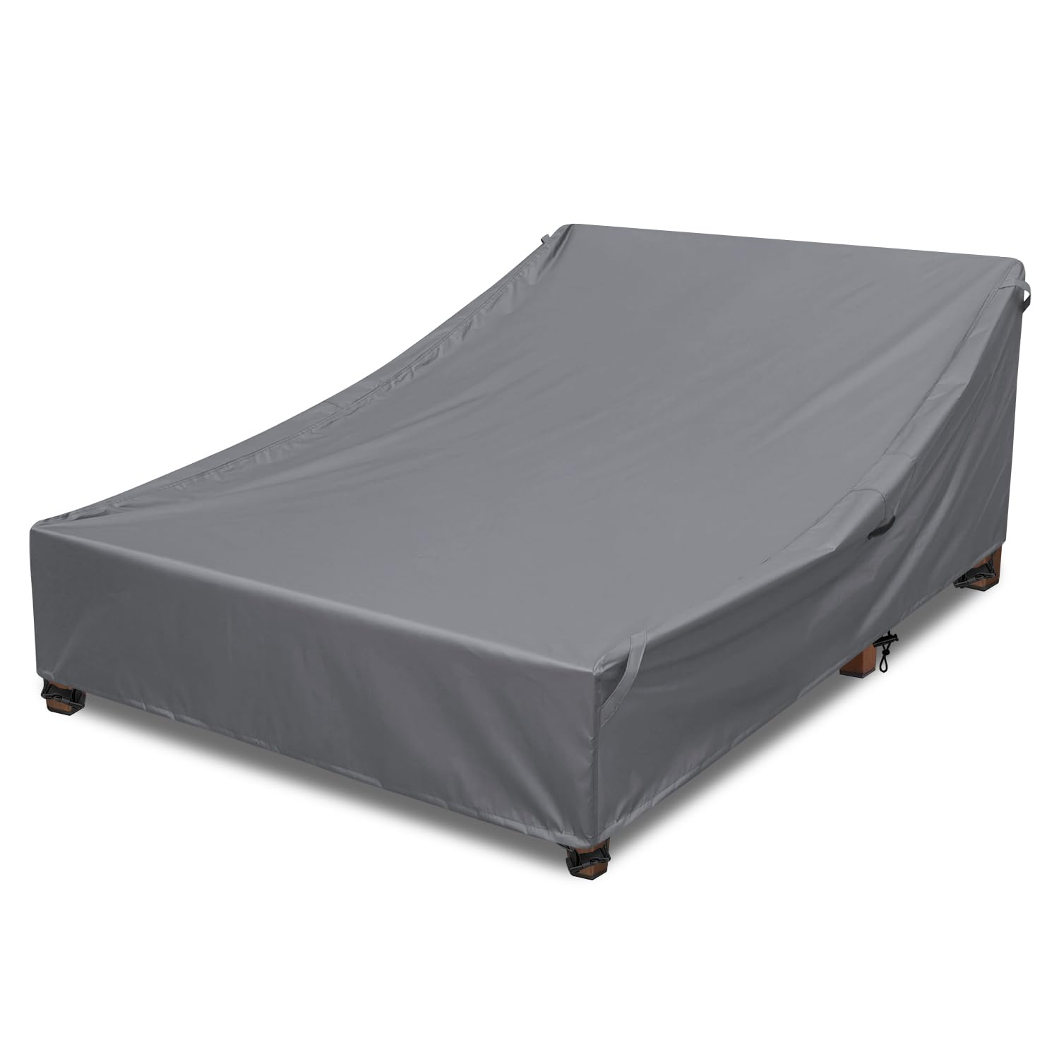 YANGSHILEI front view of cover fitting double chaise, protects furniture outdoors