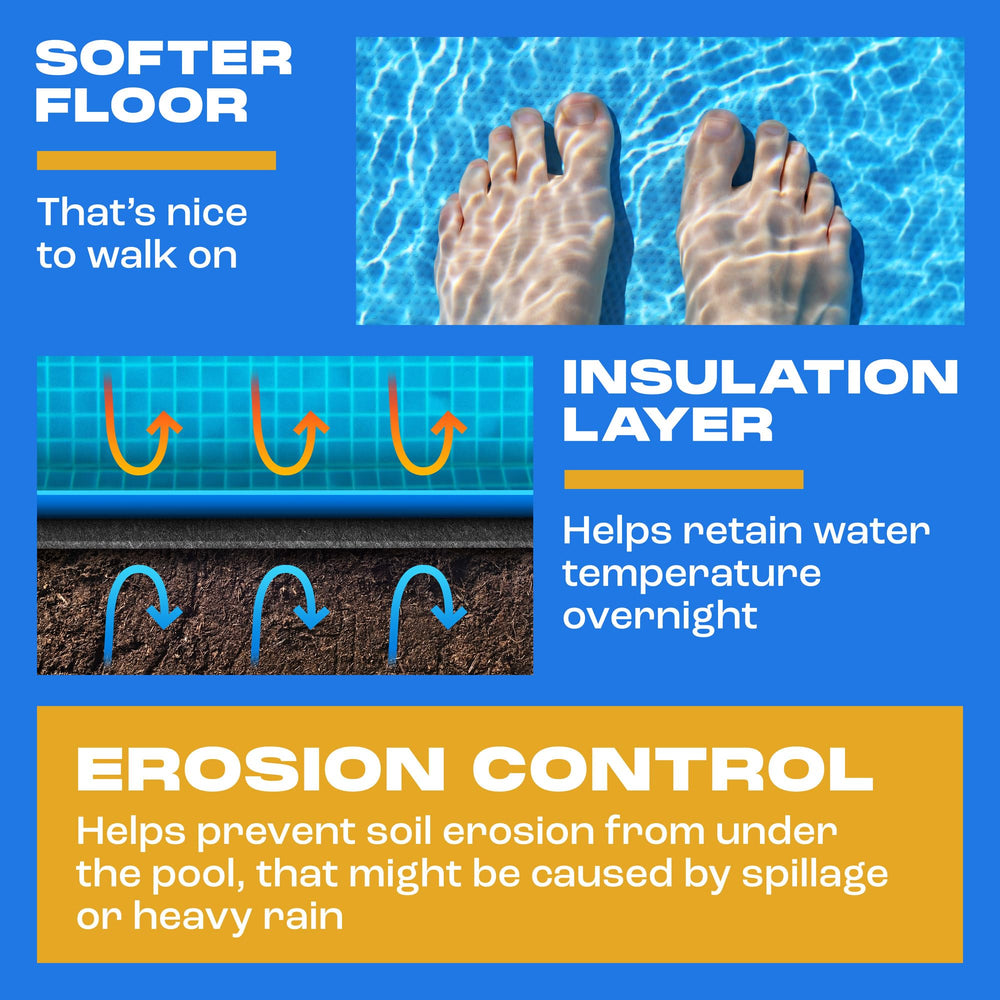 Yankee Pool Pillow pad next to tools illustrating scale and ease of handling