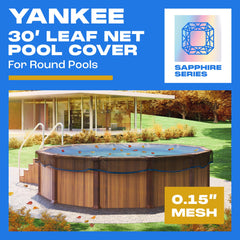 Yankee Pool close-up of 0.15 inch mesh weaving for reliable debris blocking