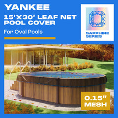 Yankee Pool close-up of 0.15 inch woven mesh texture, resists tears