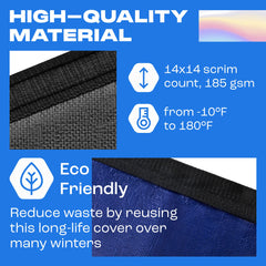 Yankee Pool Pillow black underside detail reducing light and helping prevent algae