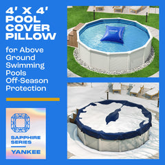 Yankee Pool Pillow close-up of 0.4mm PVC texture for puncture resistance