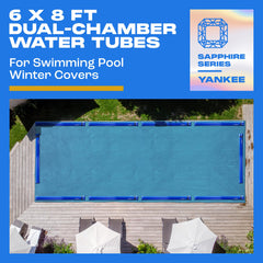 Yankee Pool Pillow wide valve close-up with twist cap for quick hose filling