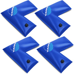 Yankee Pool Pillow front view showing heavy-duty corner water tube benefit for cover security