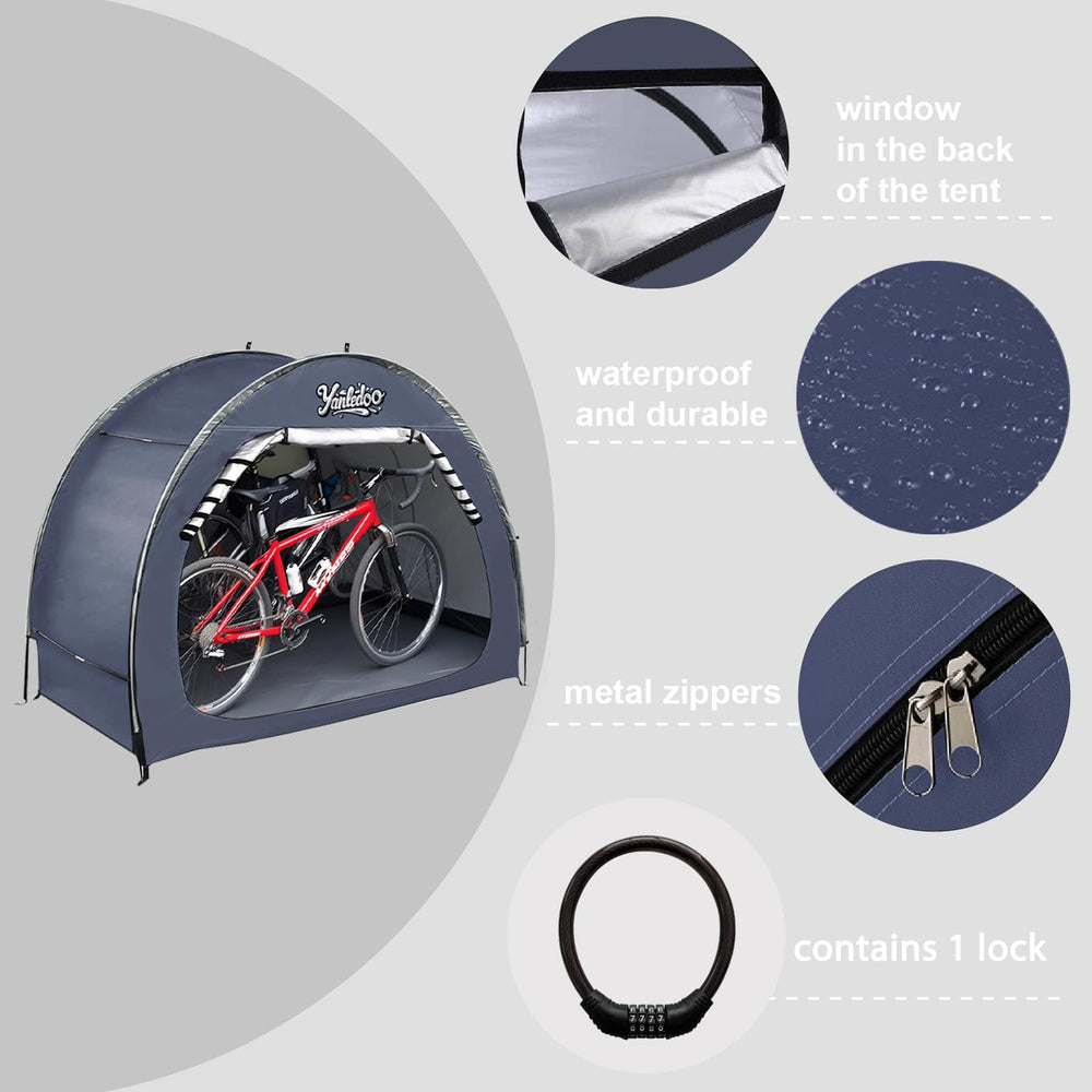 Yanledoo interior shows two bikes stored comfortably and organized