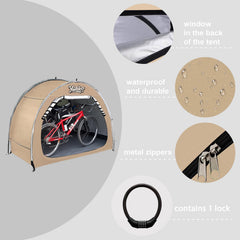 Yanledoo integrated floor detail keeping bikes off wet ground and dry