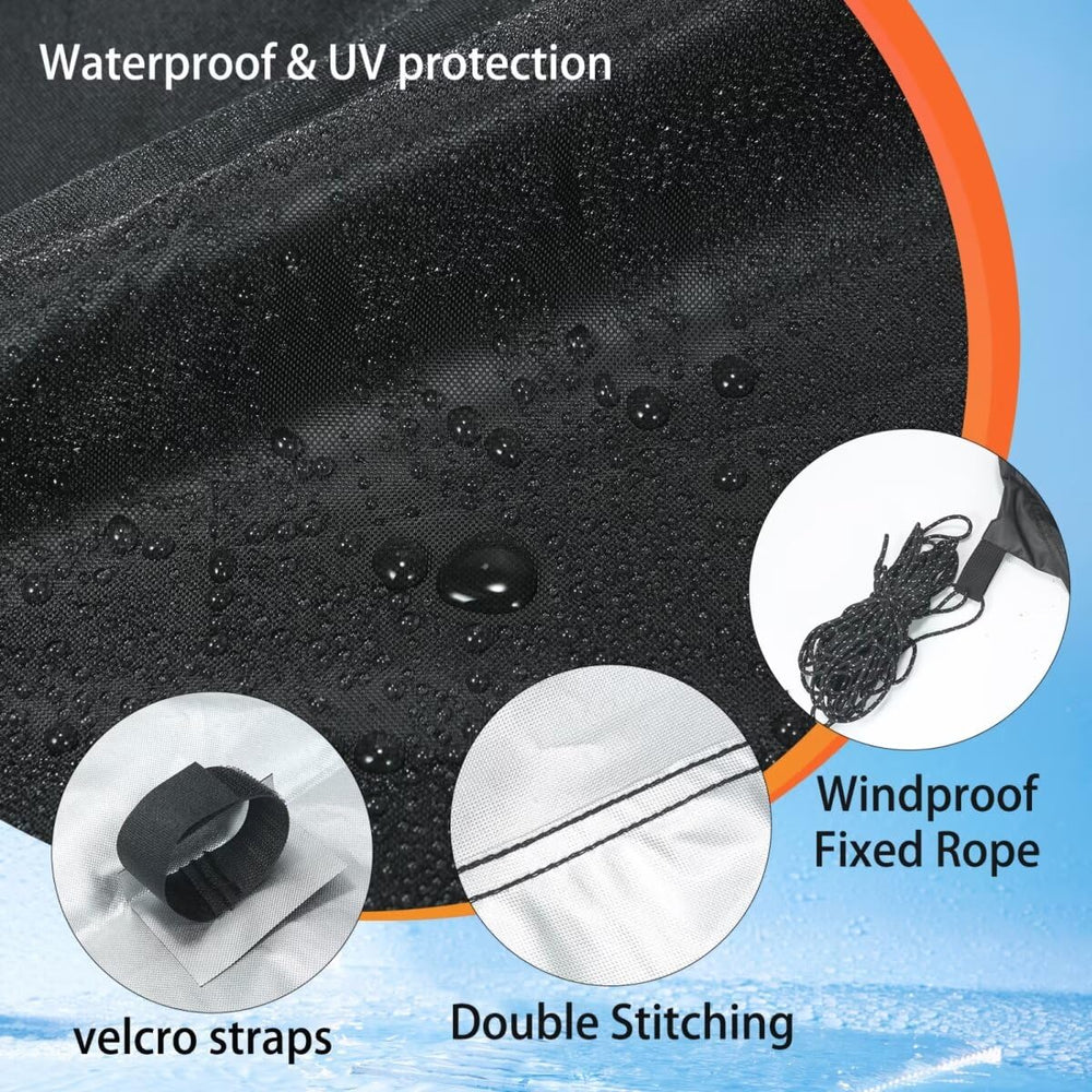YANWEI underside silver backing showing sun-reflective and water-resistant advantage